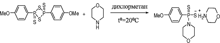 Схема синтеза GYY4137 из реактива Лавессона