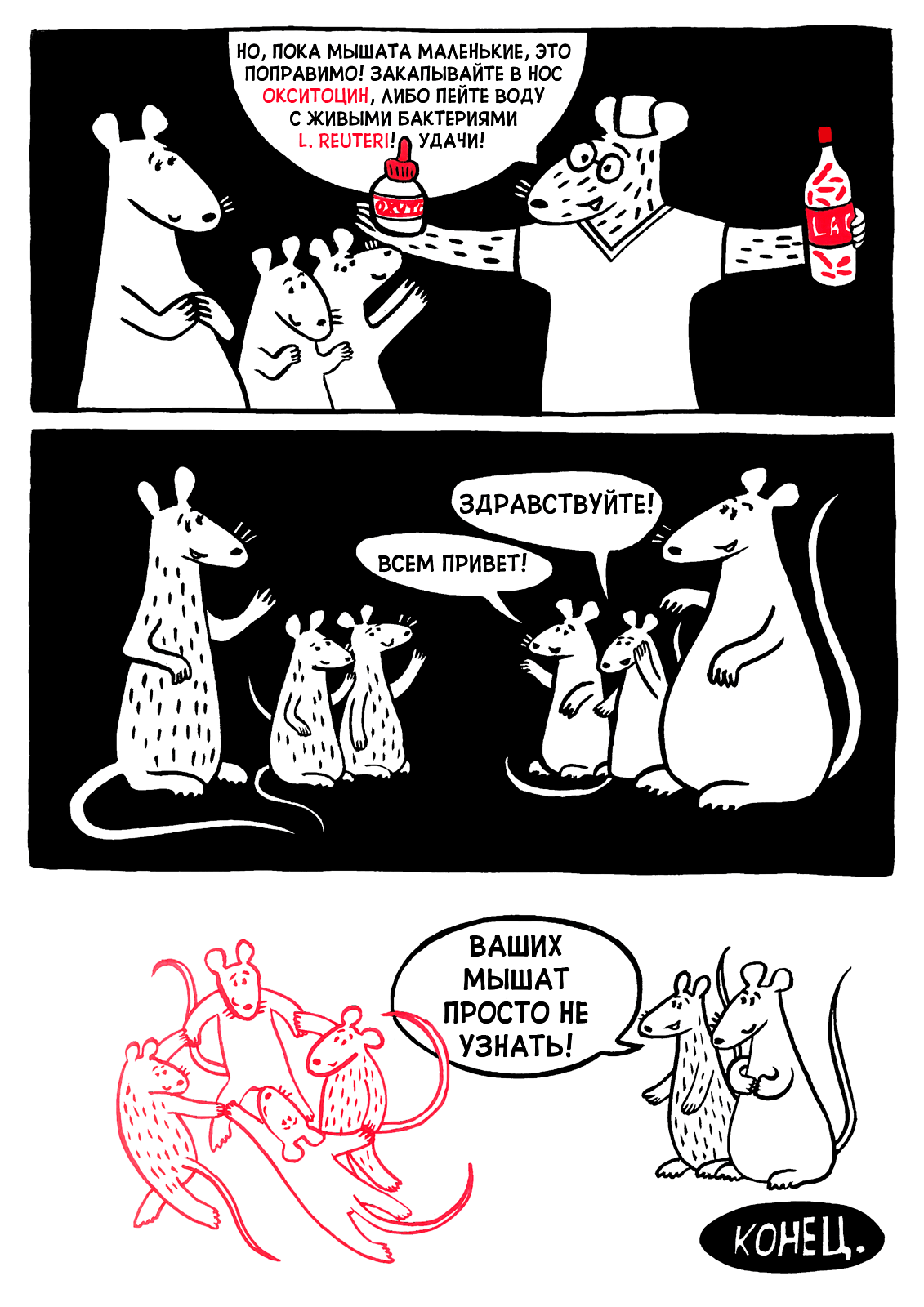 Необщительные мыши