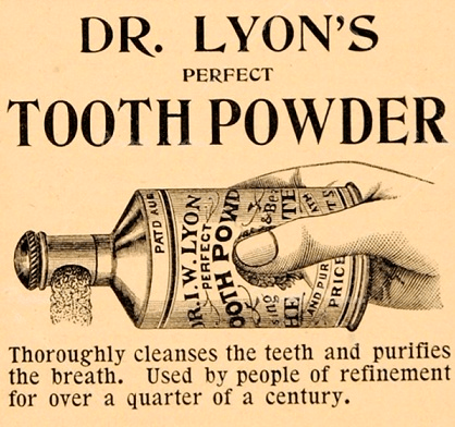 Реклама зубного порошка