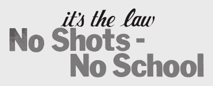 «Нет прививки — нет школы! Это закон»