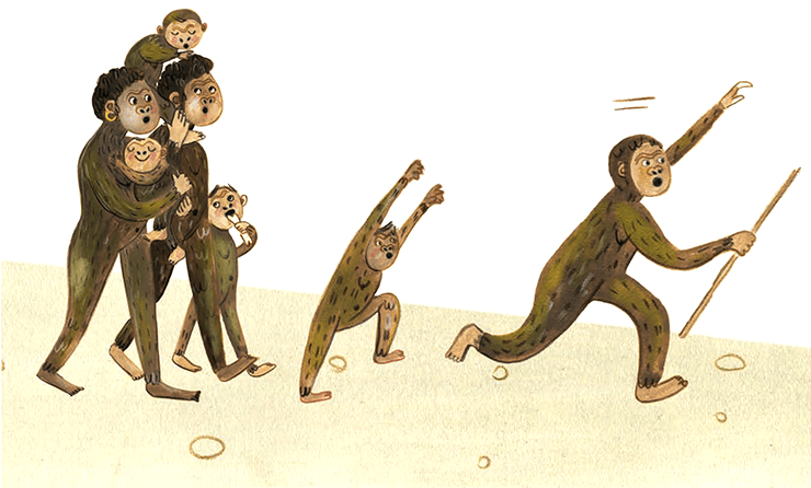 Иллюстрация из книги Рупасовой и Дробышевского «Происхождение человека»