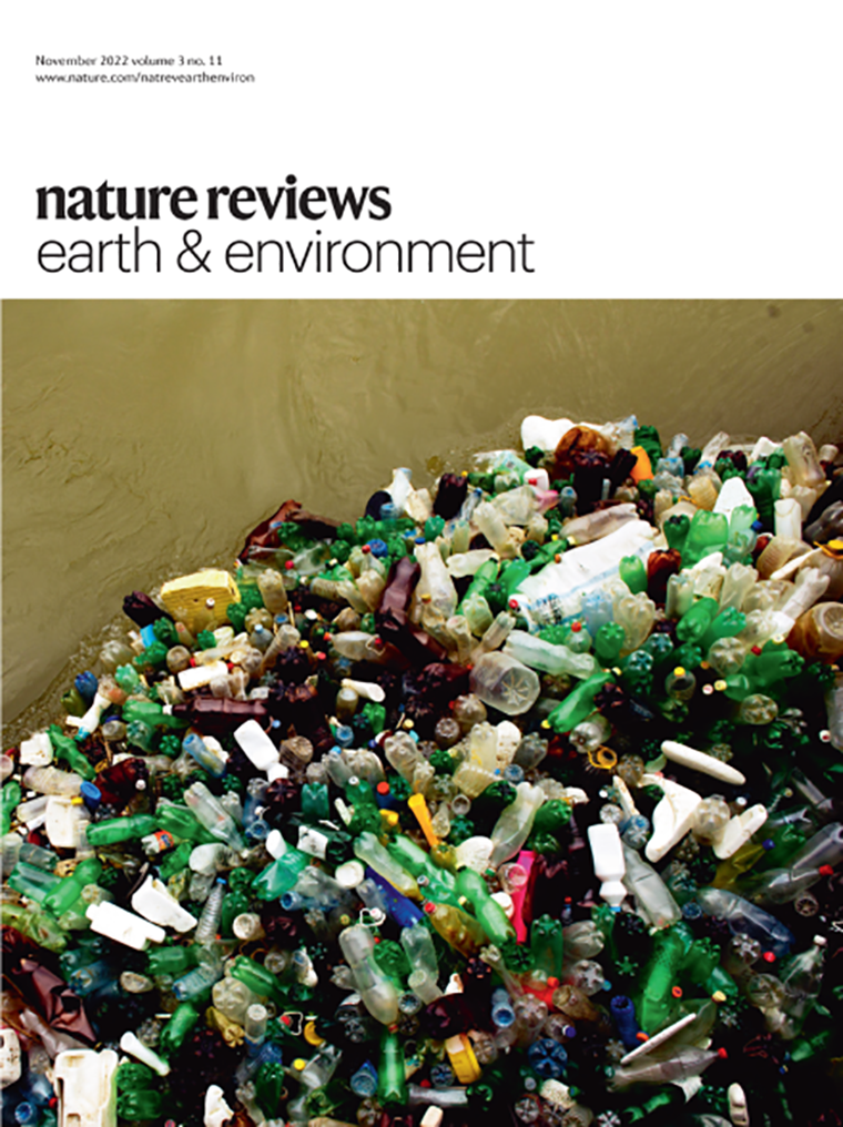 Обложка Nature Reviews Earth & Environment