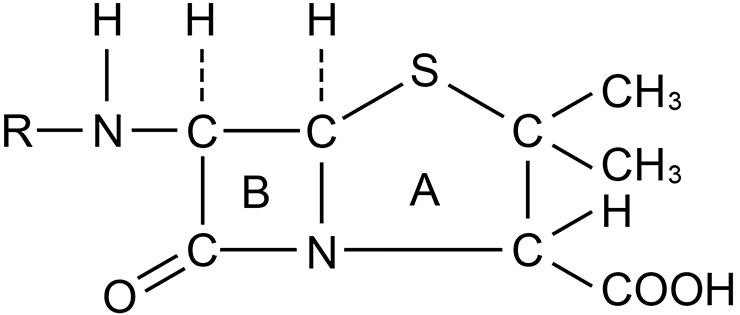 Структура пенициллина