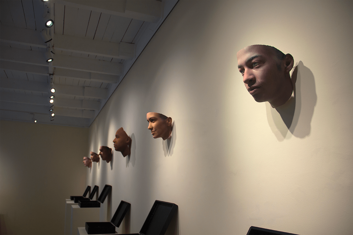Портреты, напечатанные на 3D-принтере