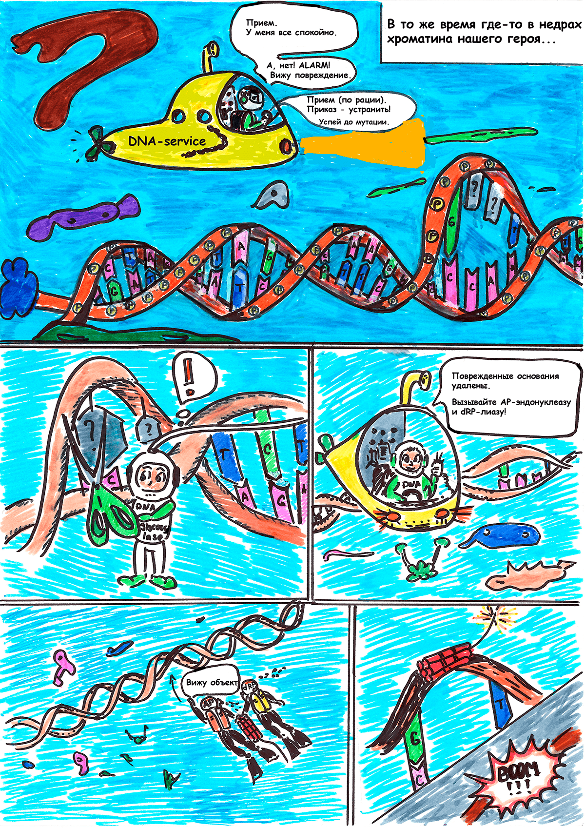 Биологическая машина репарации ДНК