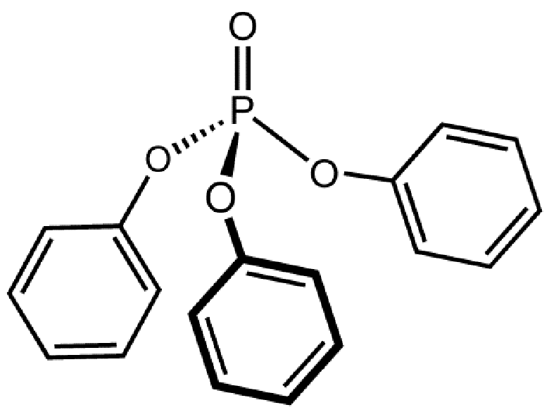 Структурная формула трифенилфосфата