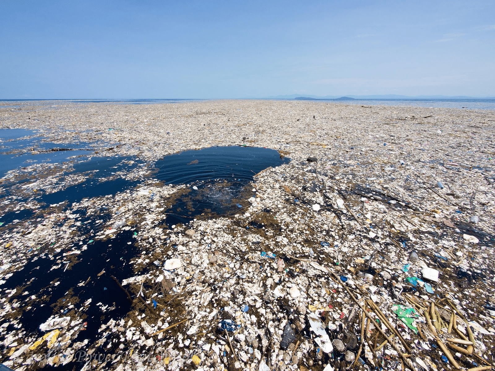 Пейзаж Большого тихоокеанского мусорного пятна