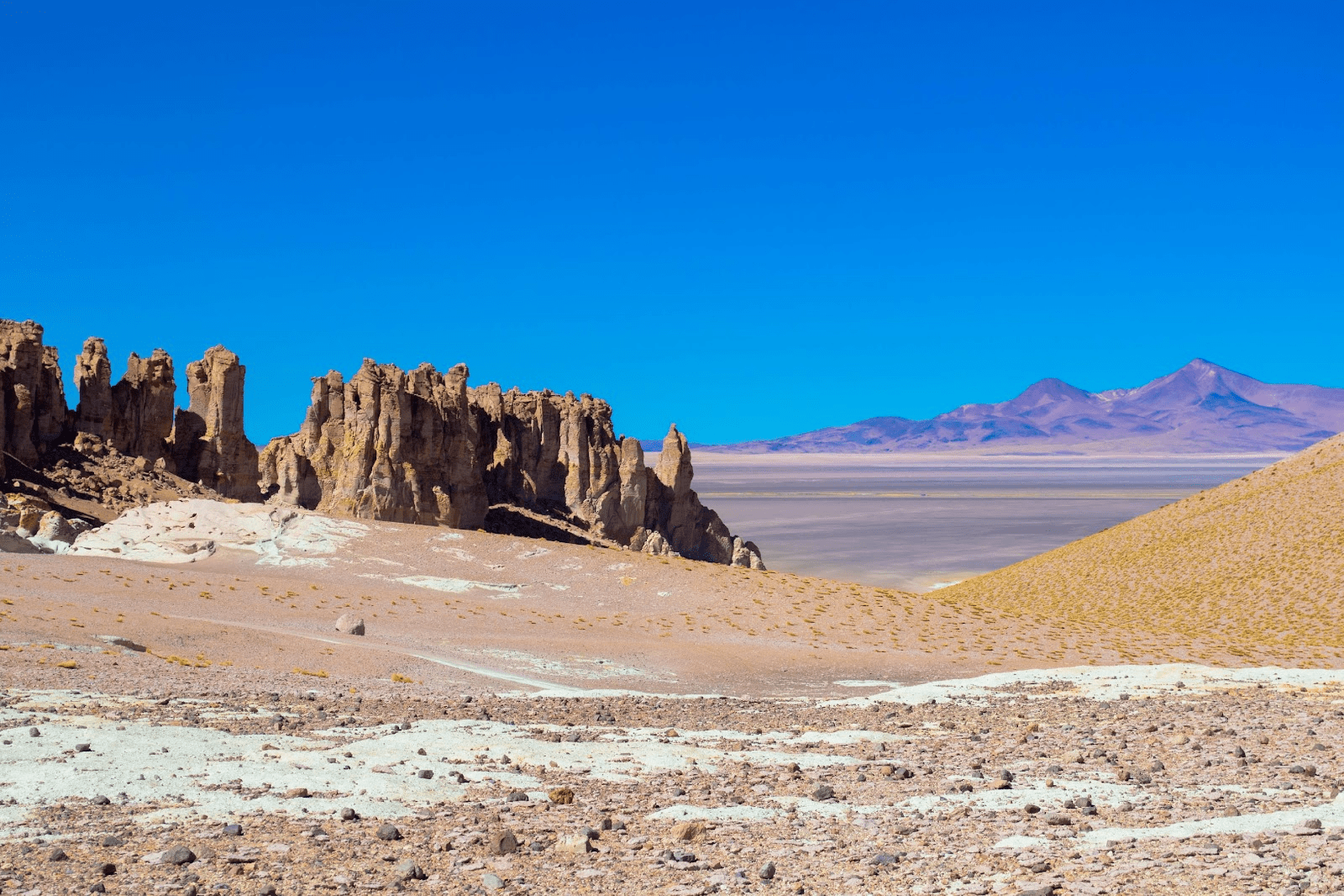Пейзаж пустыни Атакама мало отличается от марсианского