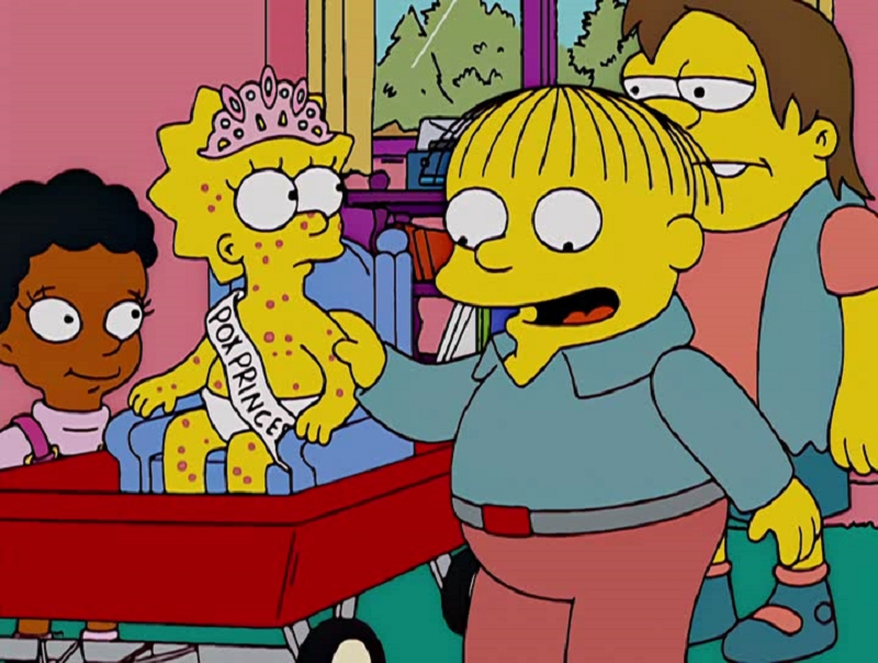 Ветряночная вечеринка в мультсериале «Симпсоны»