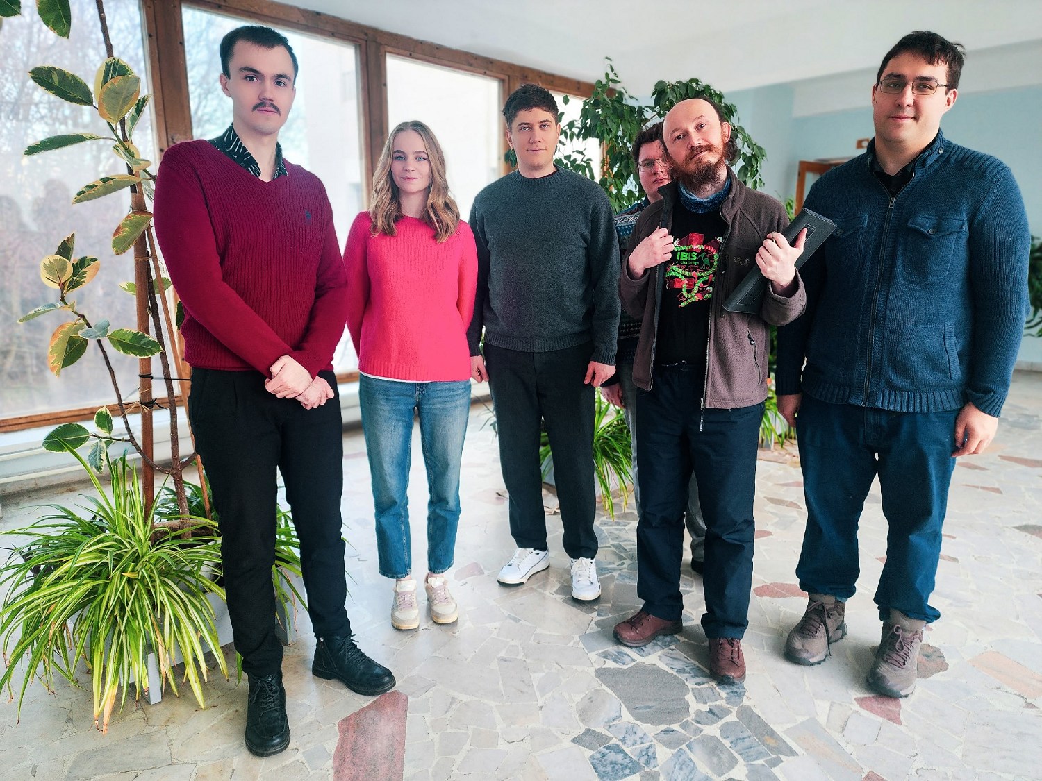 Часть группы на выездном лабораторном семинаре в Институте белка РАН (Пущино)