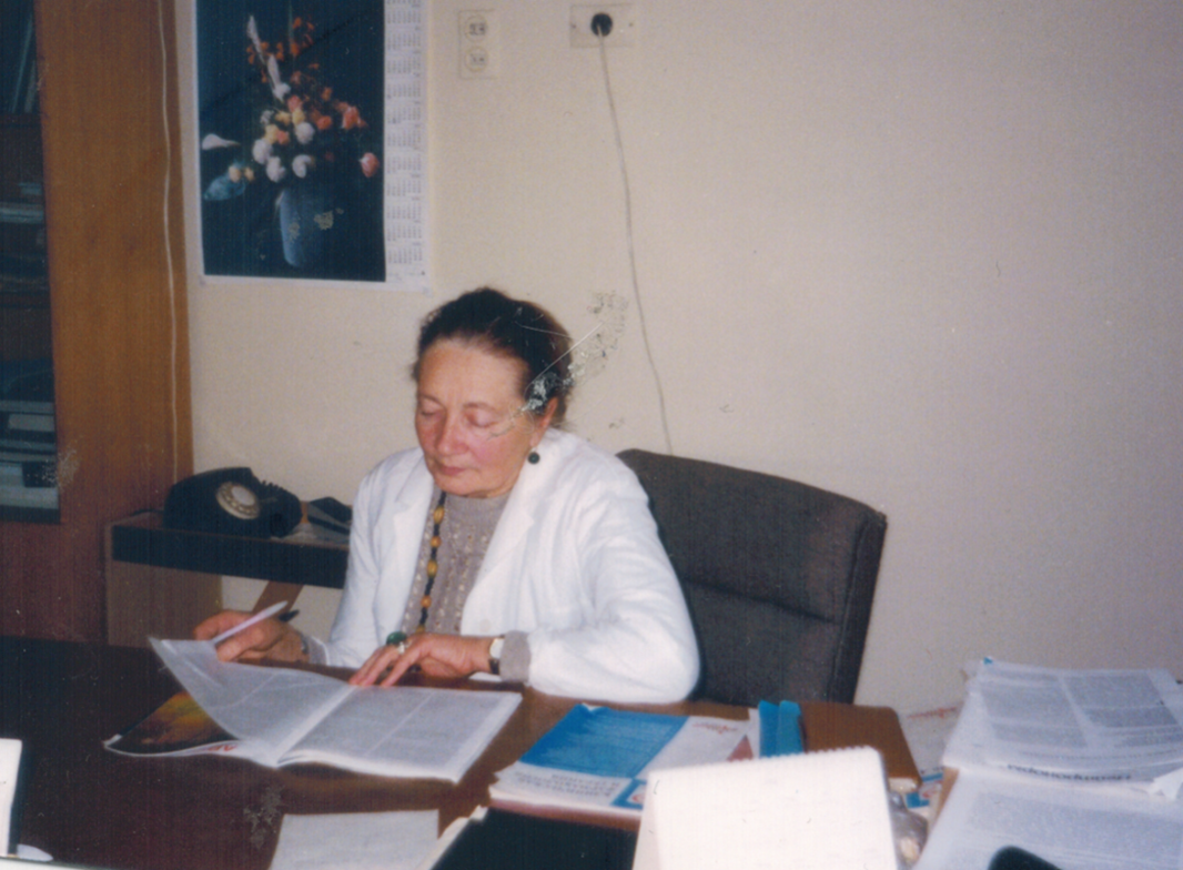 Анастасия Некрасова за работой