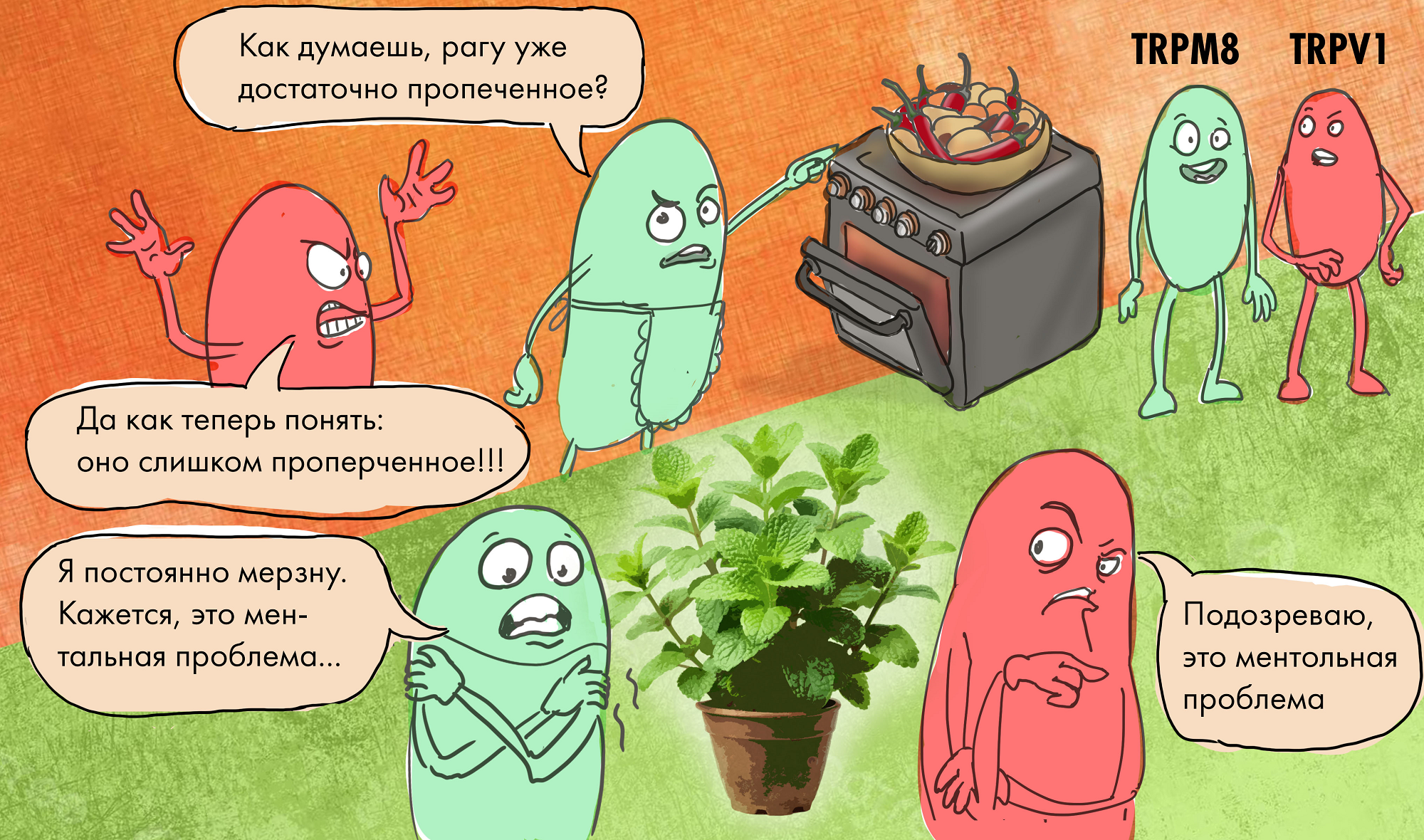 Терморегуляция под соусом: когда мозг не понимает, жарко ему или холодно!