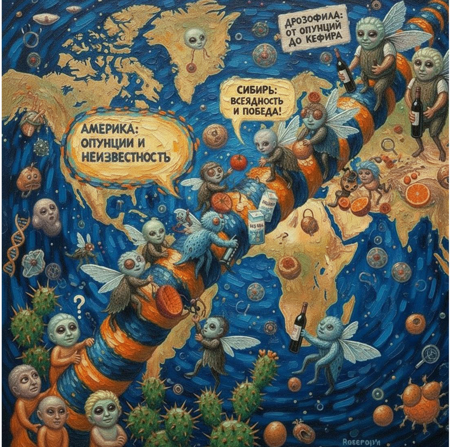 D. mercatorum покоряет Сибирь