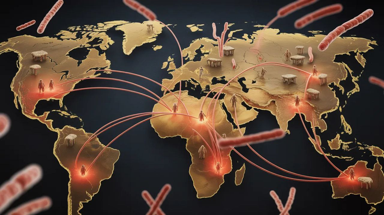География распространения туберкулеза во времена до нашей эры