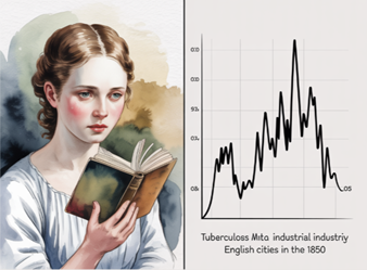 Динамика распространения заболеваемости туберкулезом в 1850 г