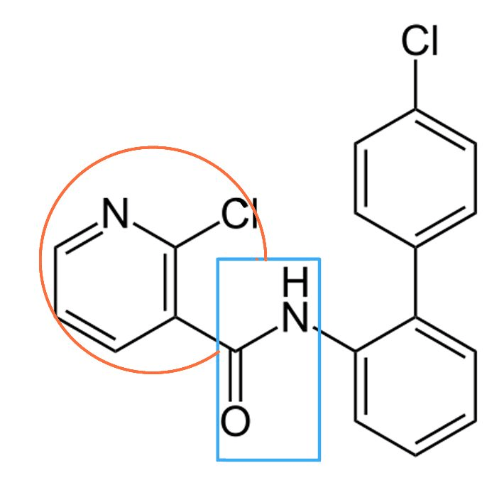 Структурная формула боскалида