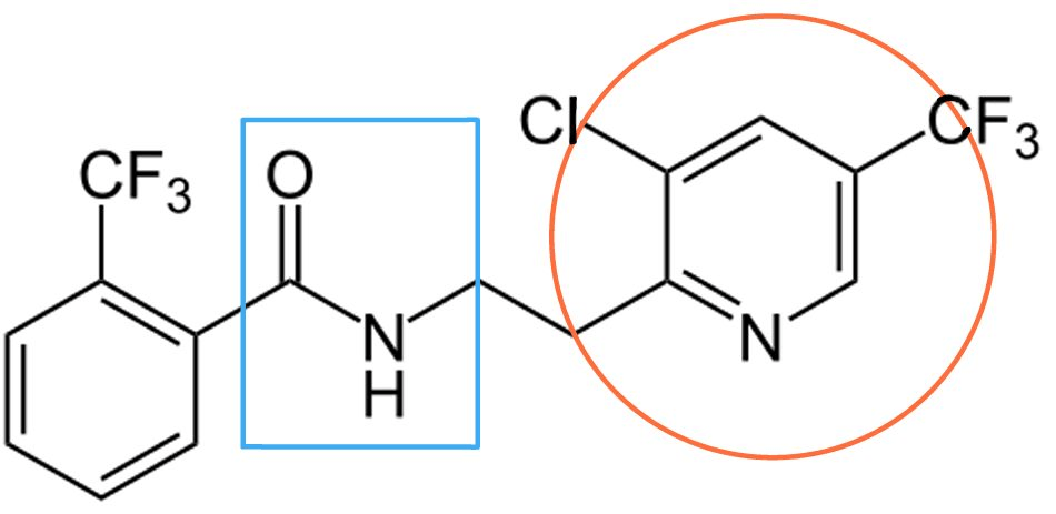 Структурная формула флуопирама