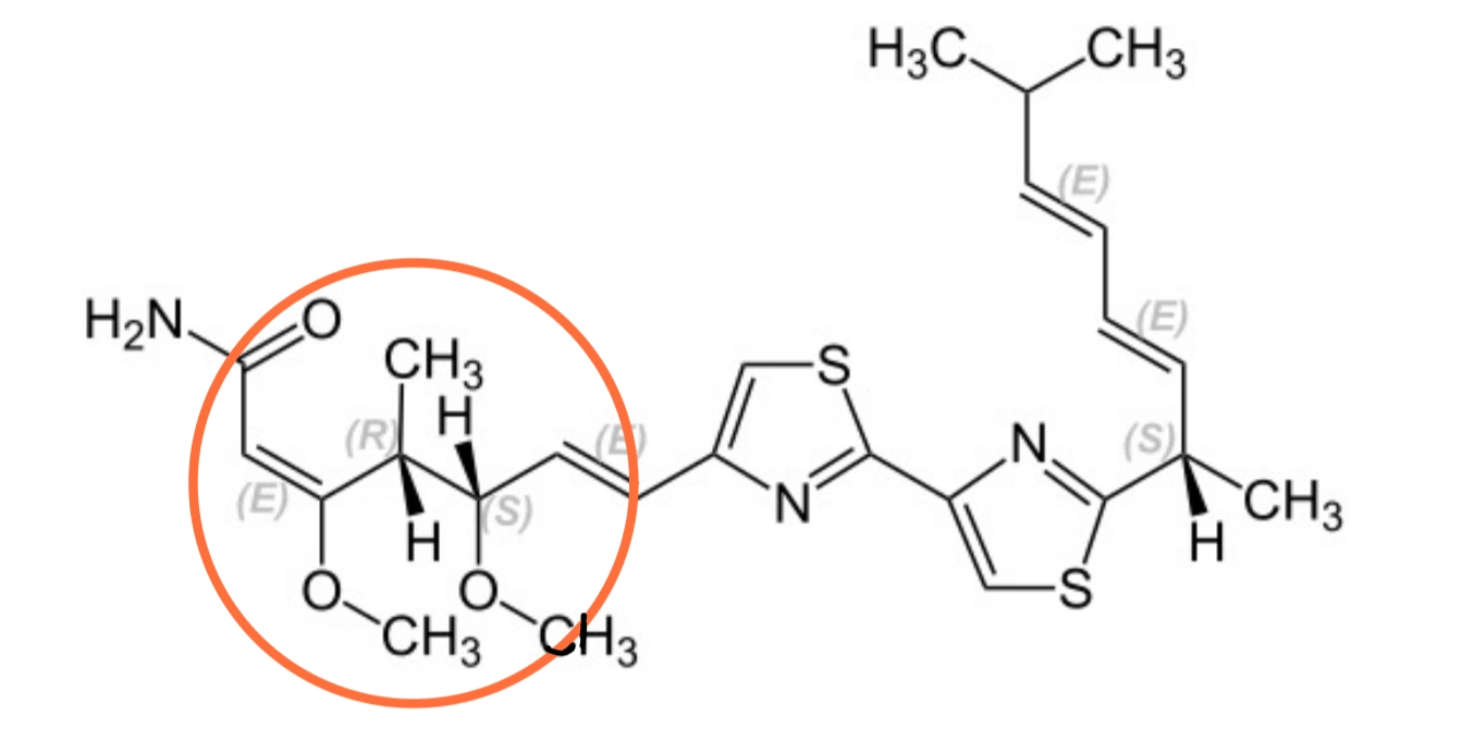 Структурная формула миксотиазола