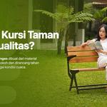 Kursi Taman Kayu Jati Furnitur Outdoor yang Kokoh