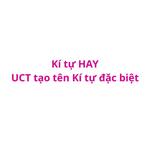 KÍ TỰ ĐẶC BIỆT