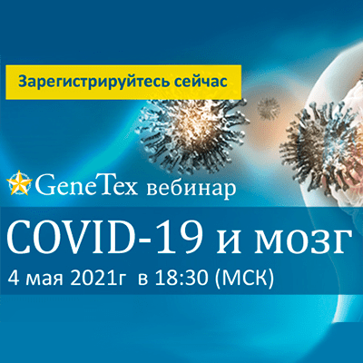 Бесплатный вебинар от компании Genetex «COVID-19 и мозг»