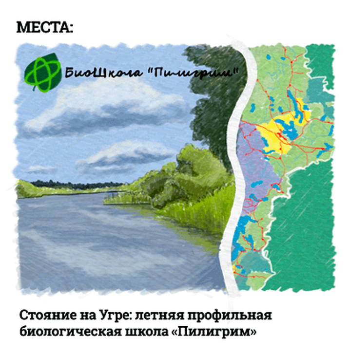 Стояние на Угре: летняя профильная биологическая школа «Пилигрим»