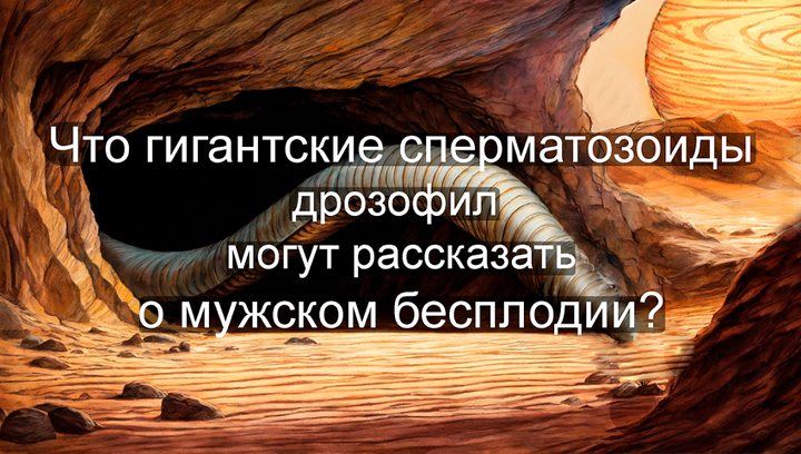 Что гигантские сперматозоиды дрозофил могут рассказать о мужском бесплодии?