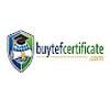 Buy TEF Certificate